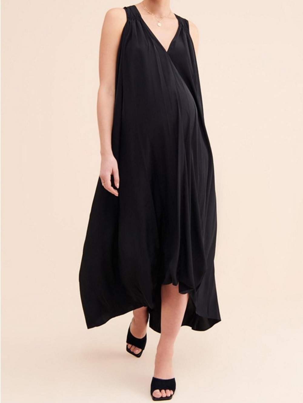 Hatch Black Sleeveless Maxi Dress
